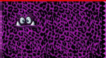 French Terry Panel ca. 85 cm Monsta Lila by Thorsten Berger von Swafing